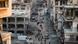 Ruinas de edificios bombardeados en Jan Yunis, Franja de Gaza. Ruinas de edificios bombardeados en Jan Yunis, Franja de Gaza.