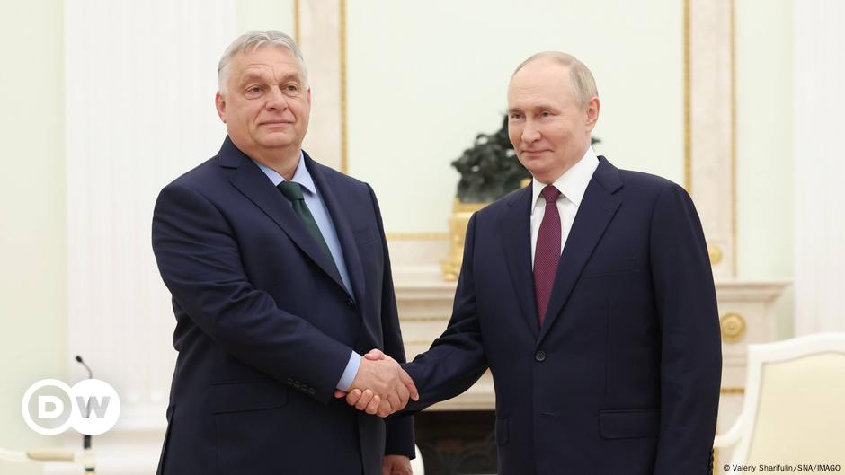 Putin Menerima Orban dan Bersikeras Menuntut Penarikan Ukraina – DW – 07/05/2024