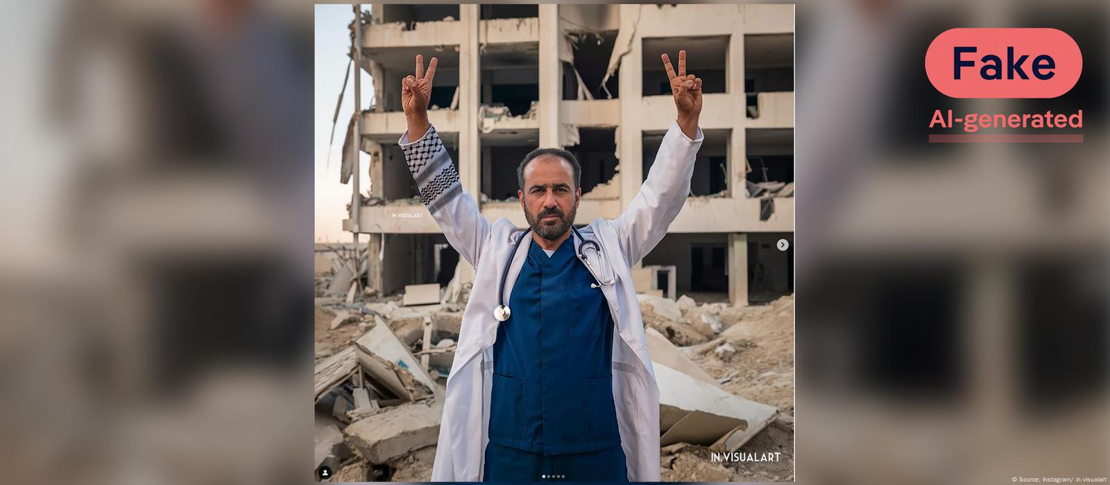 Fact check: Fake image of al-Shifa Hospital director – DW – 07/05/2024