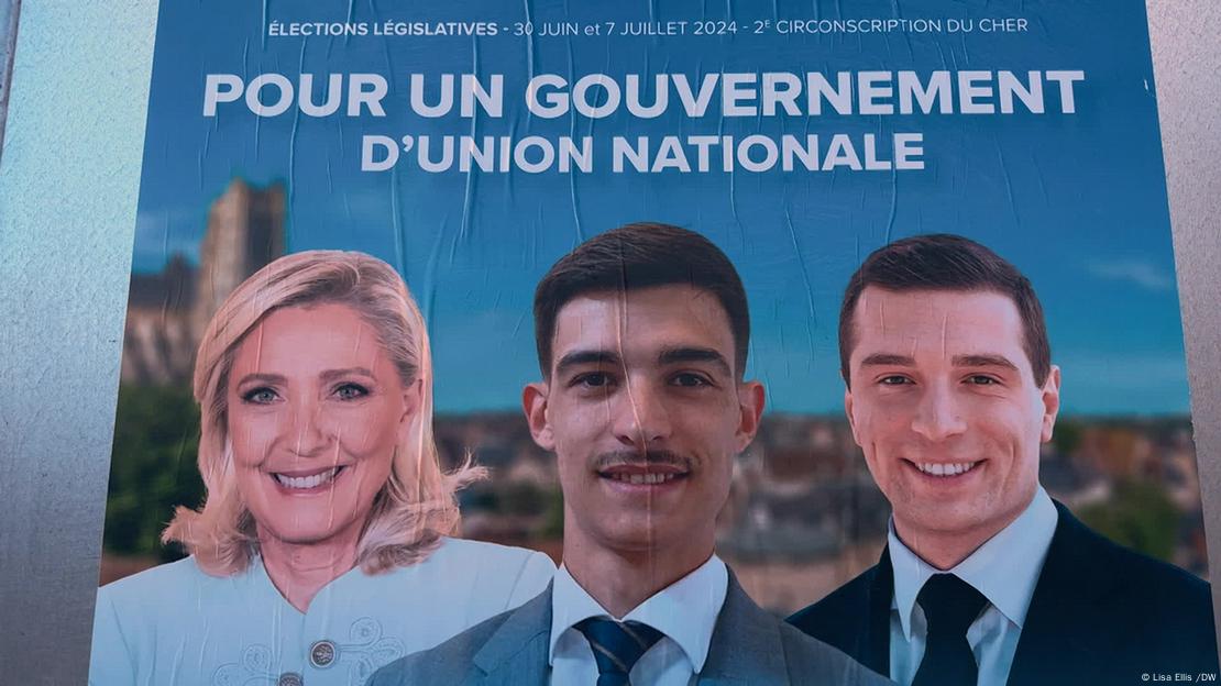 Pllakatë elektorale e populistëve të djathtë për zgjedhjet e fundit në Francë me kandidatin Bastian Duenas