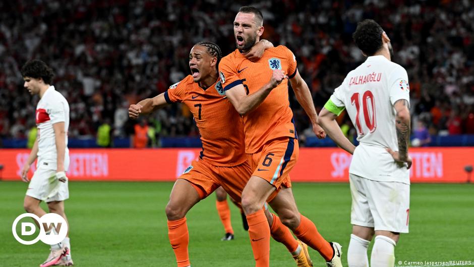 Nederland verslaat Turkije in halve finale van Engeland – DW – 07/06/2024