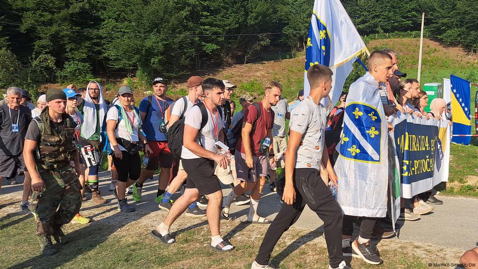 Učesnici Marša mira 2024. godine