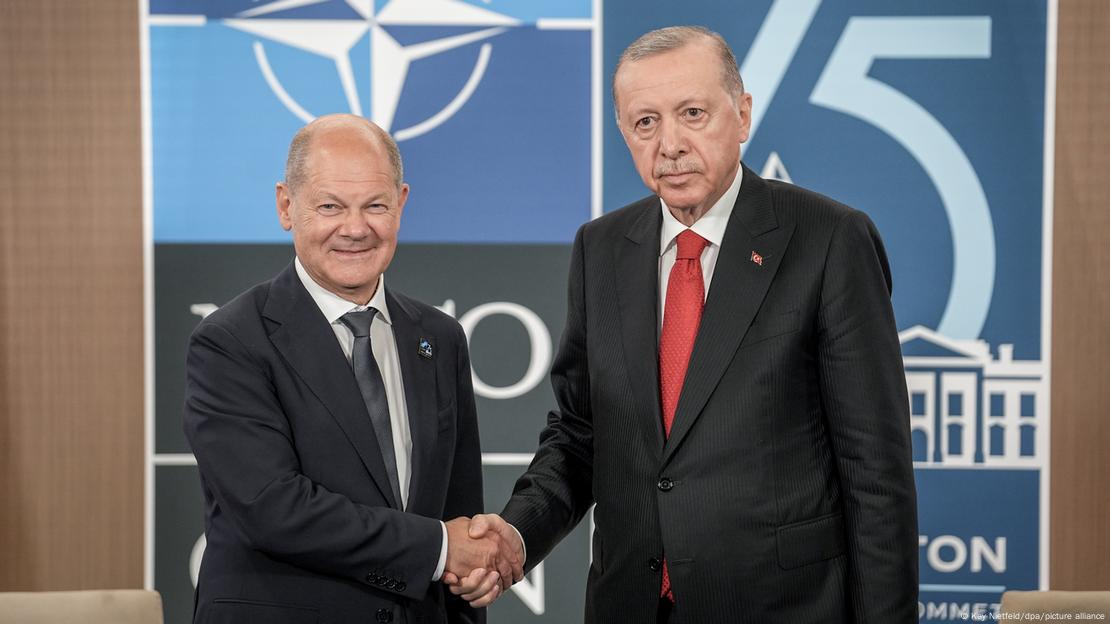 Almanya Başbakanı Scholz ve Cumhurbaşkanı Erdoğan