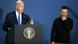 Biden y Zelenski posan juntos. Biden y Zelenski posan juntos.