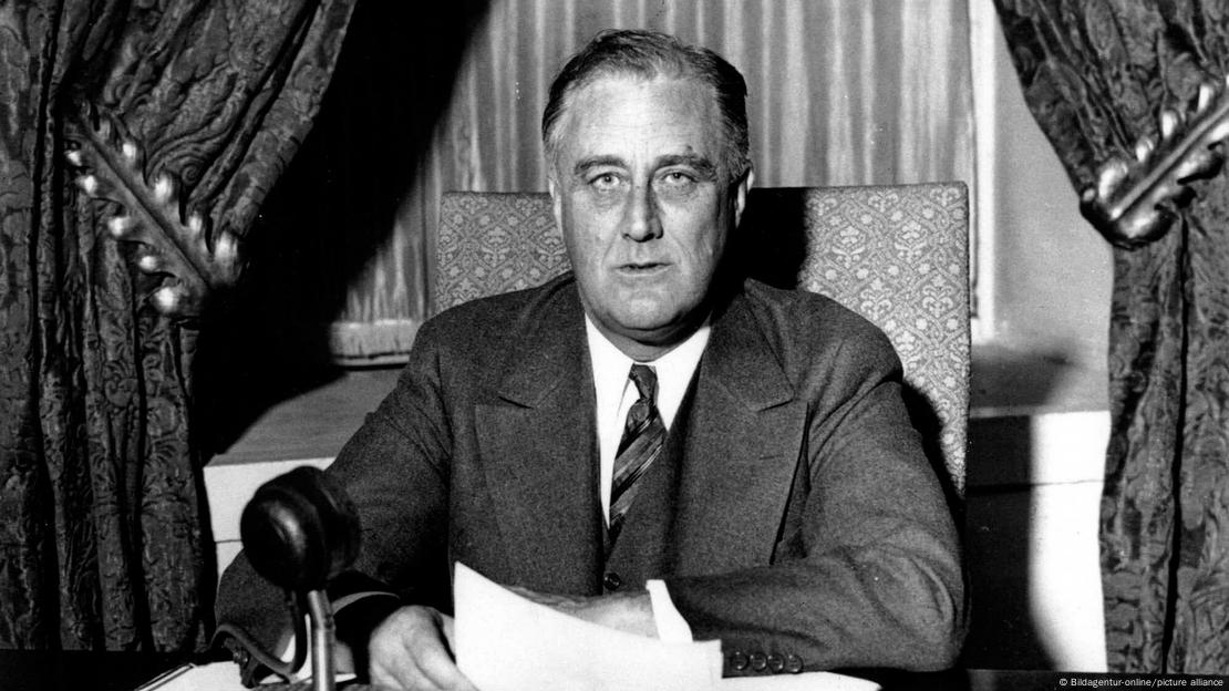 Franklin Delano Roosevelt, predsjednik SAD-a od 1933.-1945. Franklin Delano Roosevelt, predsjednik SAD-a od 1933.-1945.