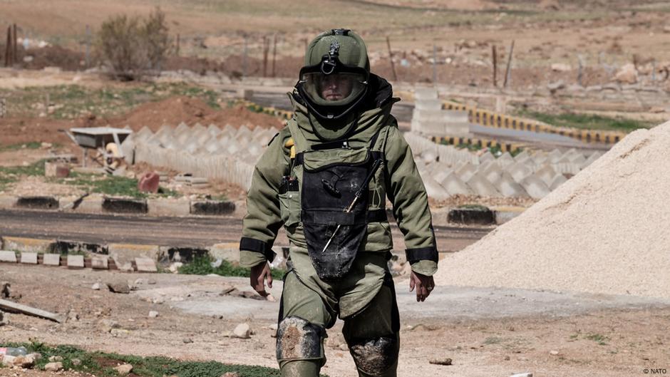 Jordanski vojnci - NATO obuka za deminere