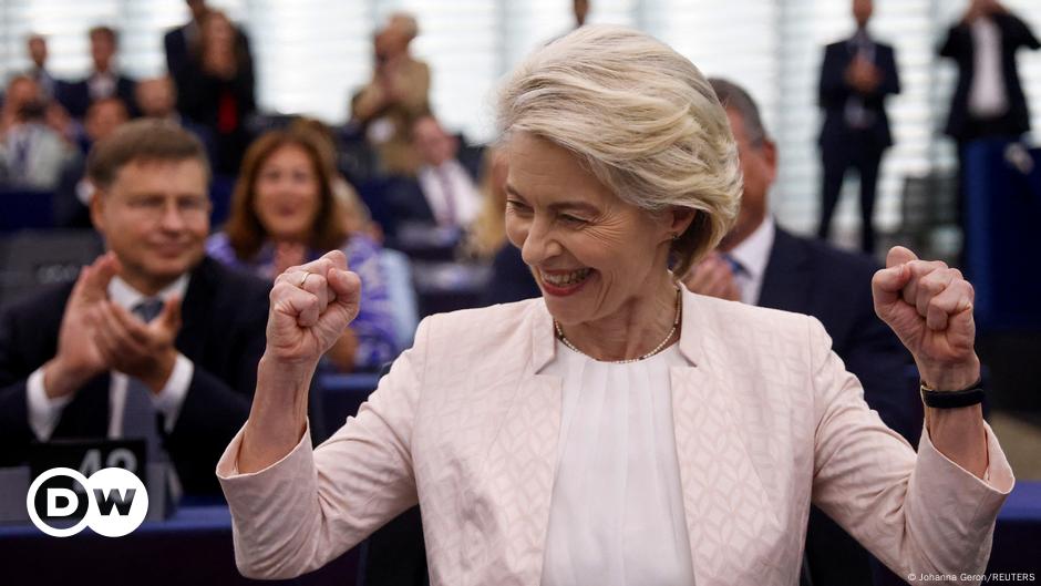 EU Parliament confirms Ursula von der Leyen in top position