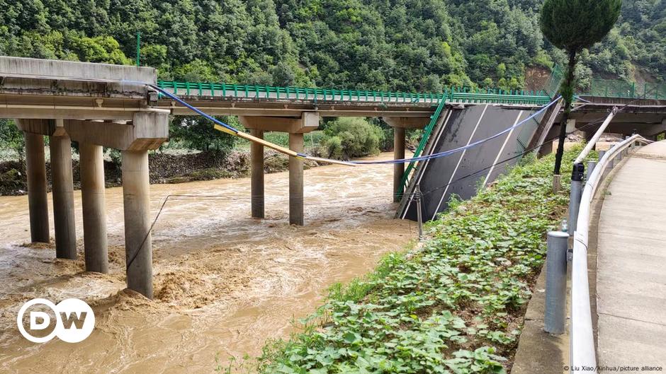 Eine Autobahnbrücke stürzt ein, mehrere Menschen sterben – DW – 20.07.2024