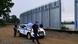 Greek police patrol a border fence on June 13, 2021 in Poros, Greece Greek police patrol a border fence on June 13, 2021 in Poros, Greece