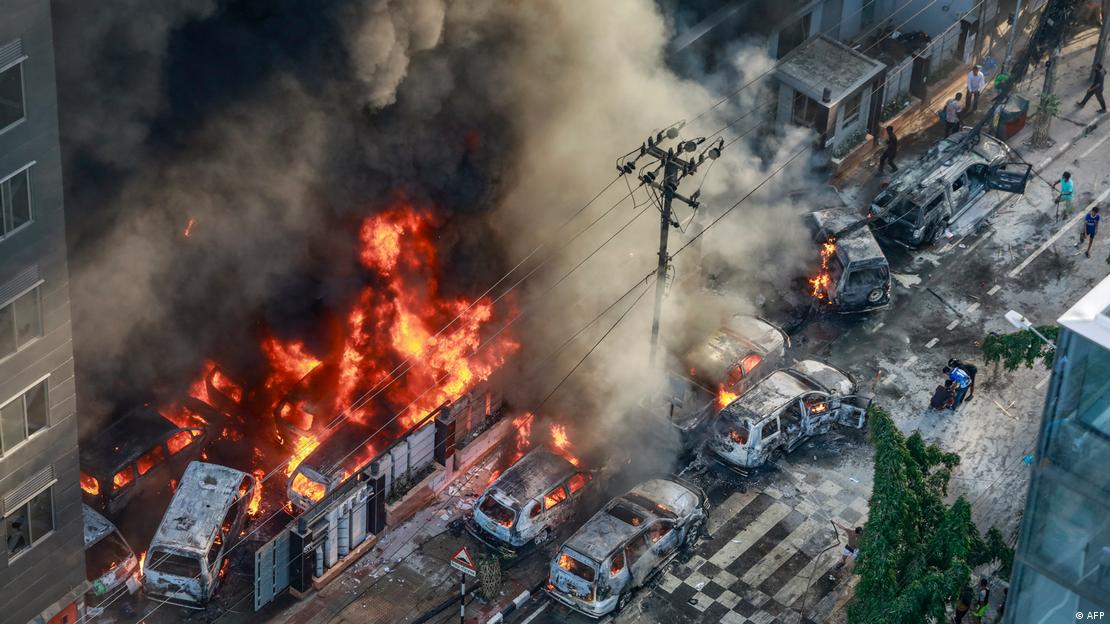কোটাবিরোধী আন্দোলন ঘিরে ঢাকায় সহিংসতা, জুলাই, ২০২৪