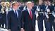 German Defence Minister Boris Pistorius and British Defence Minister John Healey review a military honor guard in Berlin German Defence Minister Boris Pistorius and British Defence Minister John Healey review a military honor guard in Berlin