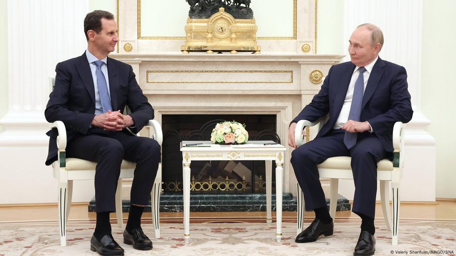 Bašar el Asad i Vladimir Putin na sastanku u Kremlju u julu 2024.