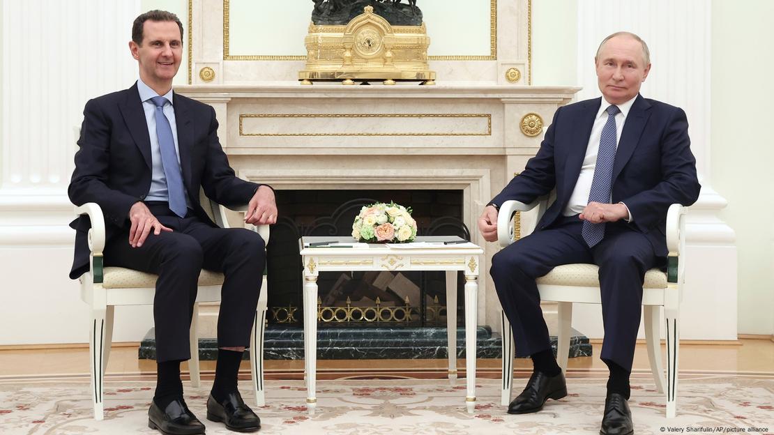 Башар Асад и Владимир Путин в Москва, 24 юли 2024