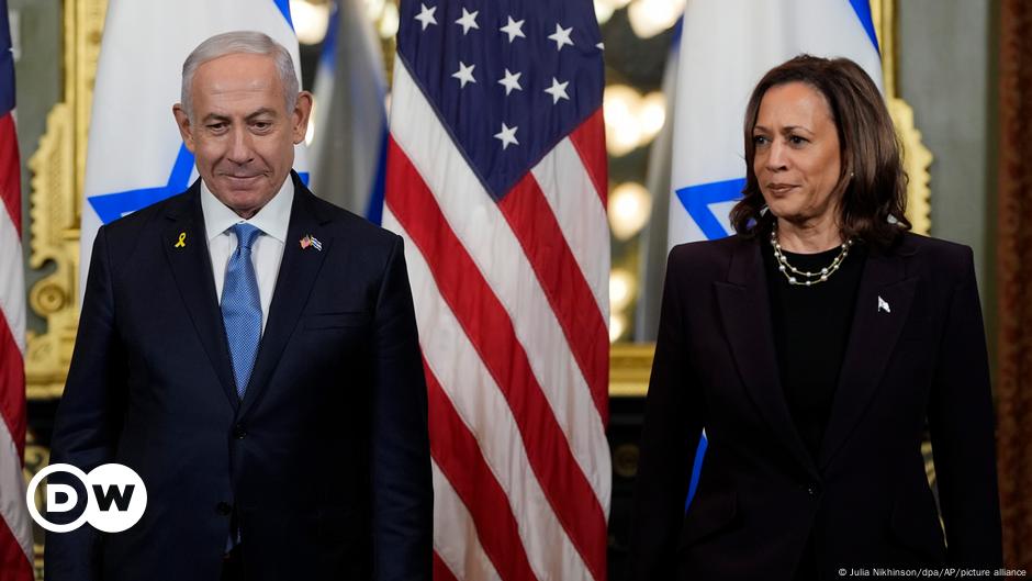 Harris-fordert-von-Netanjahu-baldiges-Waffenruhe-Abkommen