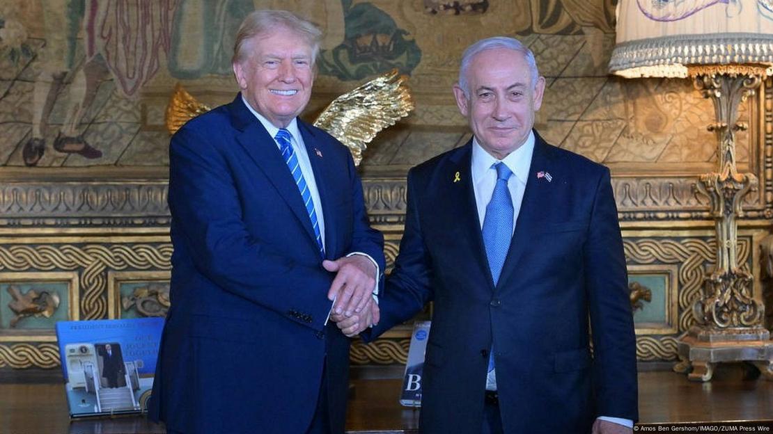 Ex-US-Präsident Trump empfängt Israels Regierungschef Netanjahu