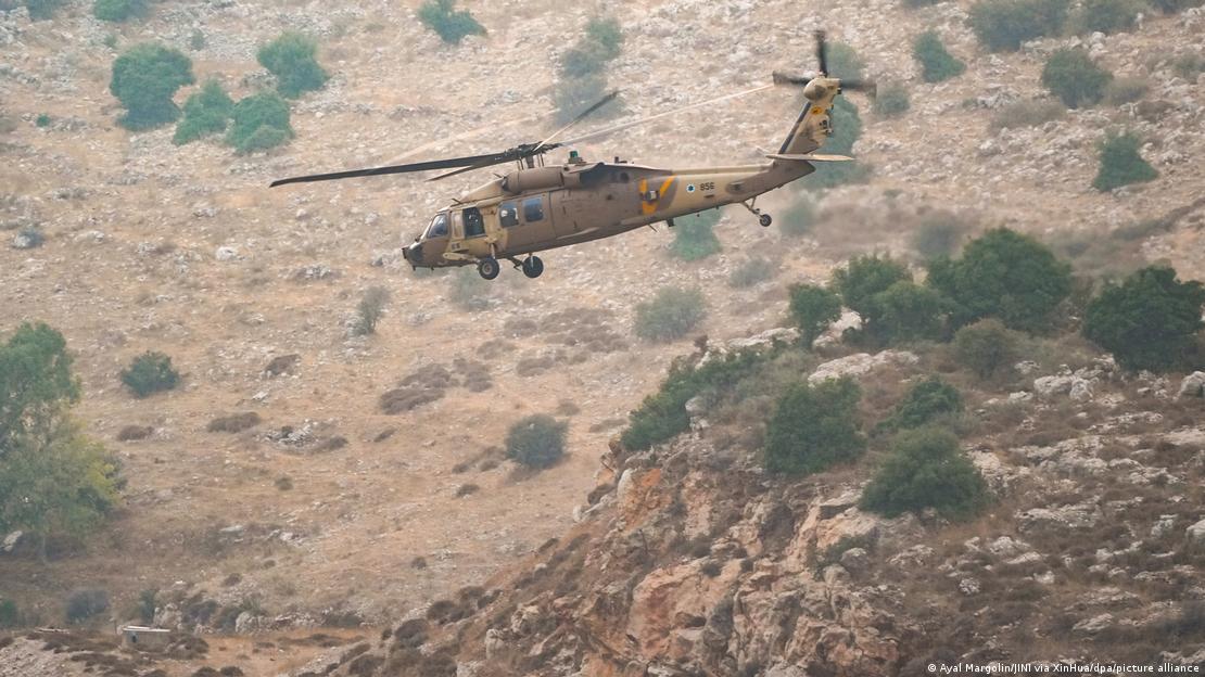 Ndege ya kijeshi ya Israel ikiwa katika maeneo ya milima ya Golan