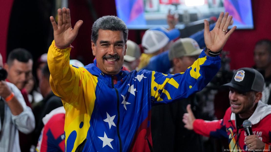 O presidente Nicolas Maduro anuncia a vitória nas eleições presidenciais - 29.07.2024 