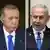 Türkiye Cumhurbaşkanı Recep Tayyip Erdoğan ve İsrail Başbakanı Benyamin Netanyahu 