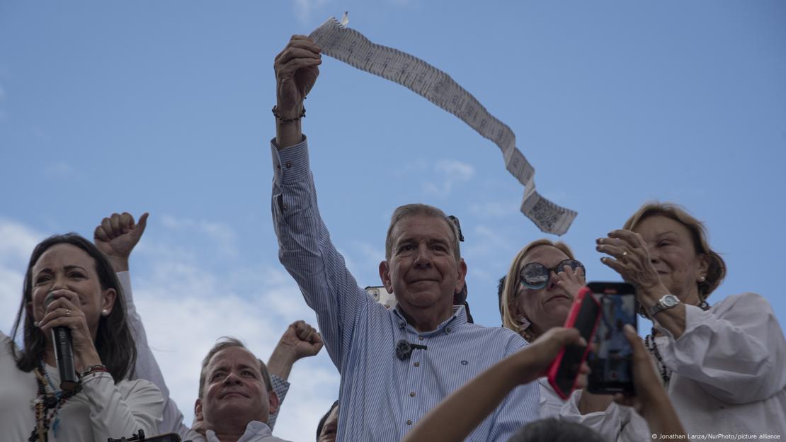 Candidato da oposição venezuelana, Edmundo Gonzalez.