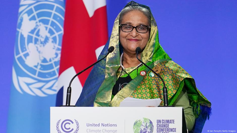 Šeik Hasina vladala je Bangladešom 15 godina (fotografija iz novembra 2021. sa klimatske konferencije u Glazgovu)