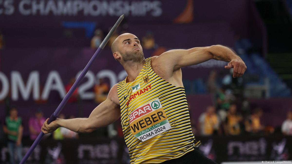 Olympics: Weber out to dethrone India's javelin star – DW – 08/06/2024, image size:1199x674