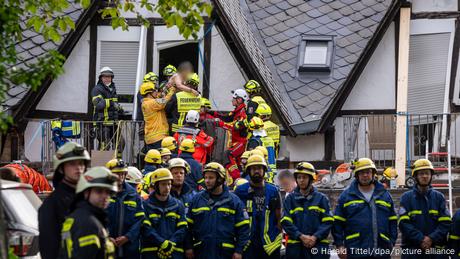 Teile eines Hotels in Kröv an der Mosel eingestürzt