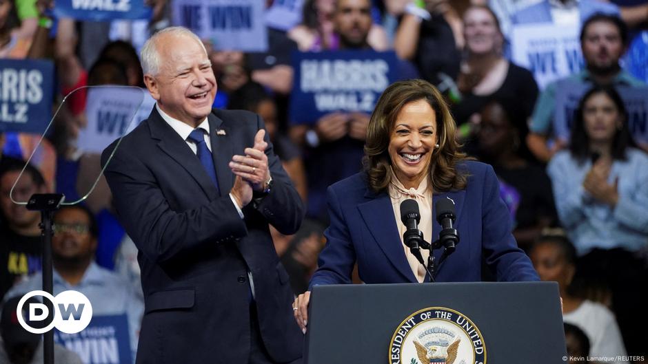 Harris, Walz to campaign in Wisconsin, Michigan – DW – 08/07/2024