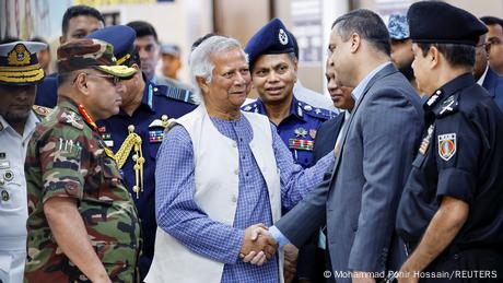 Muhammad Yunus wieder in seiner Heimat Bangladesch