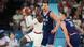 Dennis Schröder holds the ball away from Nikola Jokic during a game at the Paris Olympics Dennis Schröder holds the ball away from Nikola Jokic during a game at the Paris Olympics