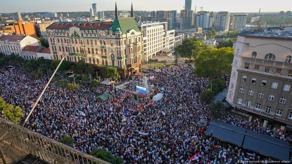 Beograd - protest protiv iskopavanja litijuma, 10.08.2024.