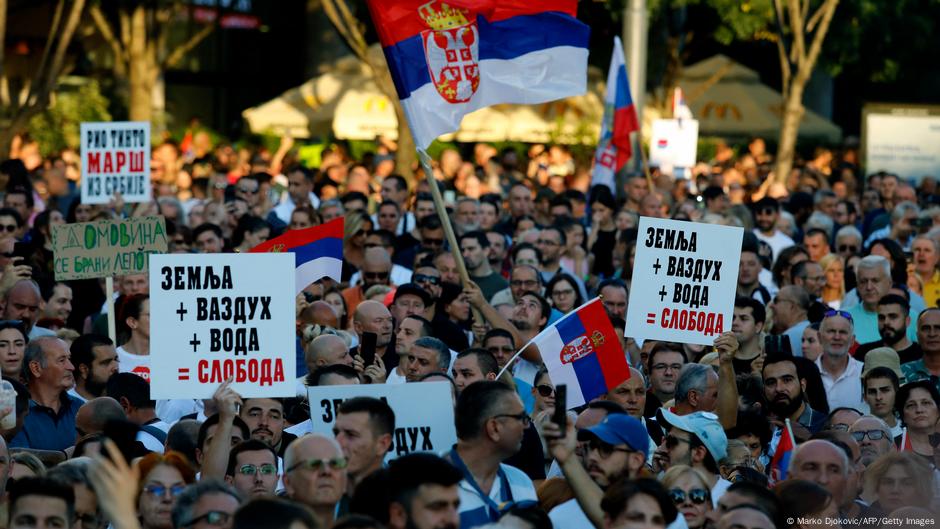 Beograd - protest protiv iskopavanja litijuma, 10.08.2024.