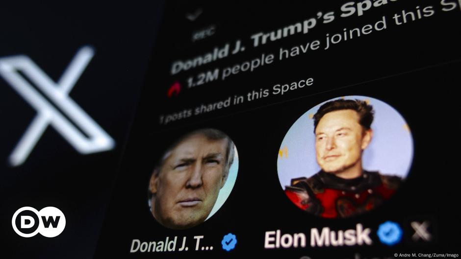 Musk dan Trump bertukar slogan radikal dalam live chat – DW – 13 Agustus 2024