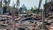 Destroyed houses in Minbya Township after a battle in May Destroyed houses in Minbya Township after a battle in May
