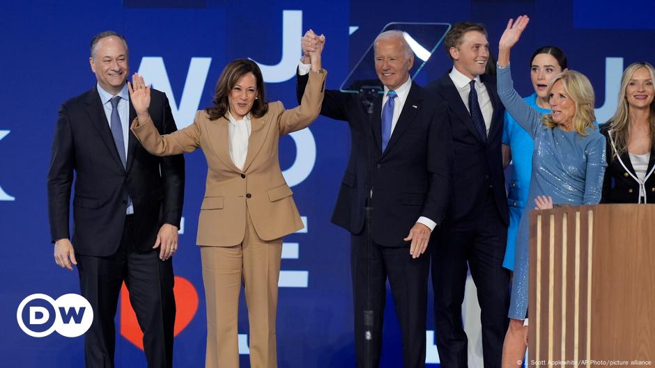 Joe Biden fait ses adieux aux démocrates et adoube Kamala Harris