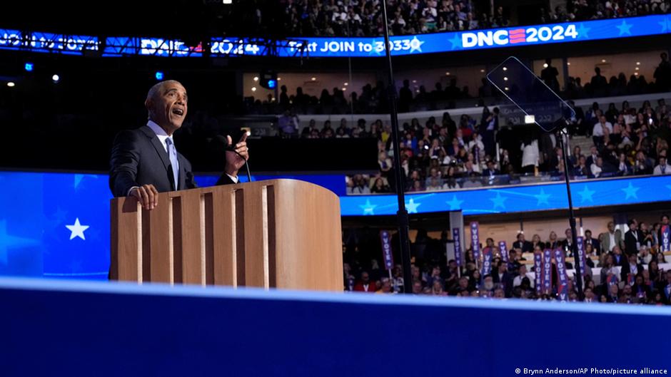DNC: Obamas fire up Democrats and strongly endorse Harris