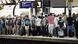 A large crowd of people waiting on a train platform in Berlin for a long-distance service to Cologne. August 6, 2024. A large crowd of people waiting on a train platform in Berlin for a long-distance service to Cologne. August 6, 2024.