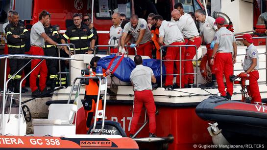 Bodies recovered from capsized superyacht off Sicily – DW – 08/21/2024