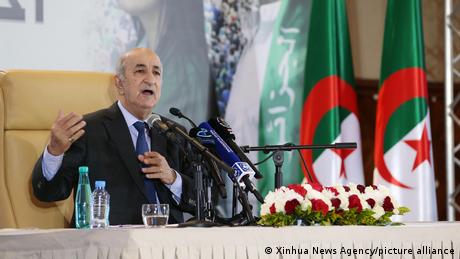 Der inzwischen 80-jährige algerische Präsident Abdelmadjid Tebboune