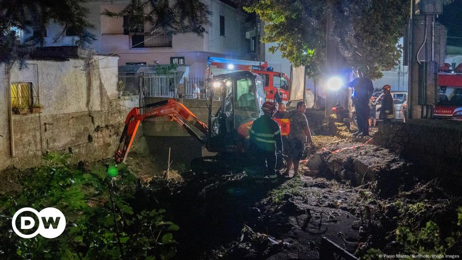 Italy: Two missing, feared dead in landslide