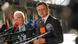 Josep Borrell and Dmytro Kuleba in front of microphones Josep Borrell and Dmytro Kuleba in front of microphones
