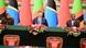 China Peking | China-Afrika-Gipfel | Samia Suluhu Hassan, Xi Jinping und Hakainde Hichilema China Peking | China-Afrika-Gipfel | Samia Suluhu Hassan, Xi Jinping und Hakainde Hichilema