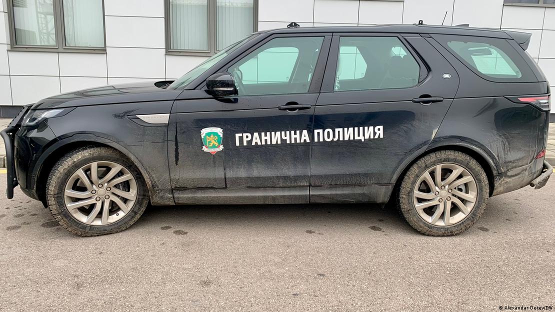 Автомобил на българската гранична полиция