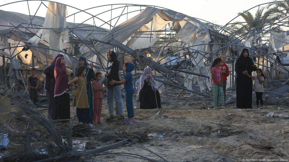 خان یونس میں اسرائیلی حملے کے بعد کا منظر -  فائل فوٹو