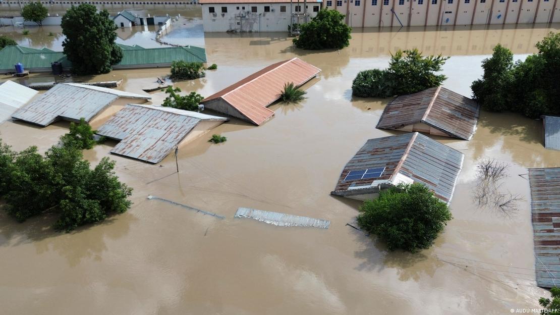 Inundaciones en Maiduguri, estado de Borno, Nigeria.