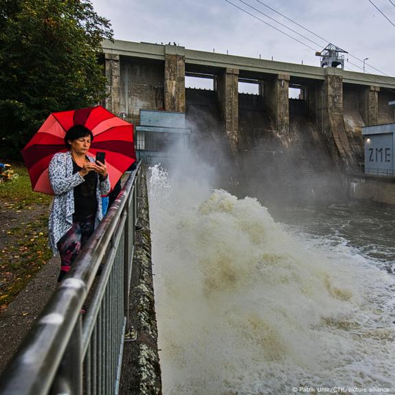 Water managers releasing more water from the Brno reservoir in Czech Republic