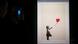 A person taking a photo with Girl with Balloon on display at The Art of Banksy exhibition at 50 Earlham Street, London A person taking a photo with Girl with Balloon on display at The Art of Banksy exhibition at 50 Earlham Street, London