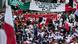 Foto de archivo de una protesta contra la reforma judicial en México. Foto de archivo de una protesta contra la reforma judicial en México.