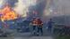 Bombeiros próximos a labaredas em floresta Bombeiros próximos a labaredas em floresta