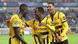Serhou Guirassy von Borussia Dortmund jubelt nach seinem Tor zum 0:3 mit Jamie Gittens Dortmund und Felix Nmecha Serhou Guirassy von Borussia Dortmund jubelt nach seinem Tor zum 0:3 mit Jamie Gittens Dortmund und Felix Nmecha