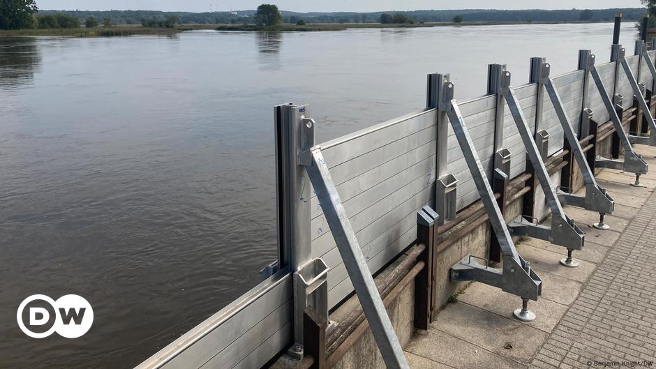 Deutsche Grenzstadt bereitet sich auf Hochwasser vor